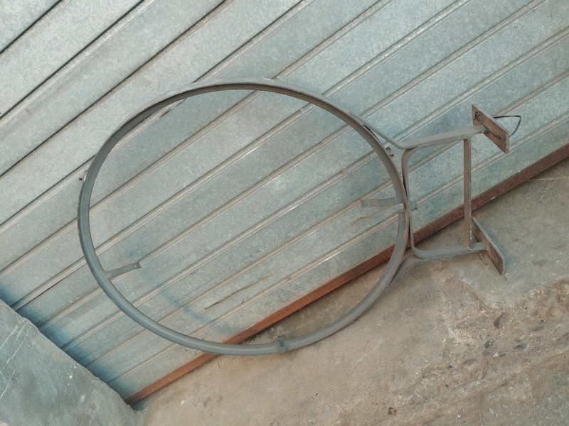 estructura reloj xl brazo pared metal o79x99 1u